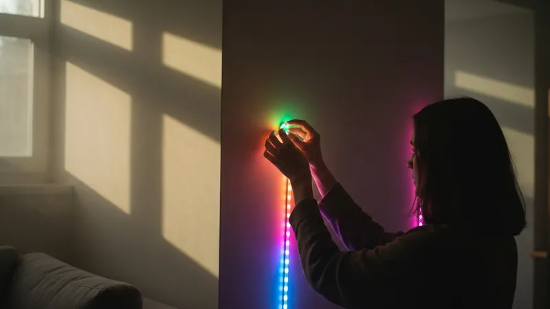 Décorations avec LED : lumière et art