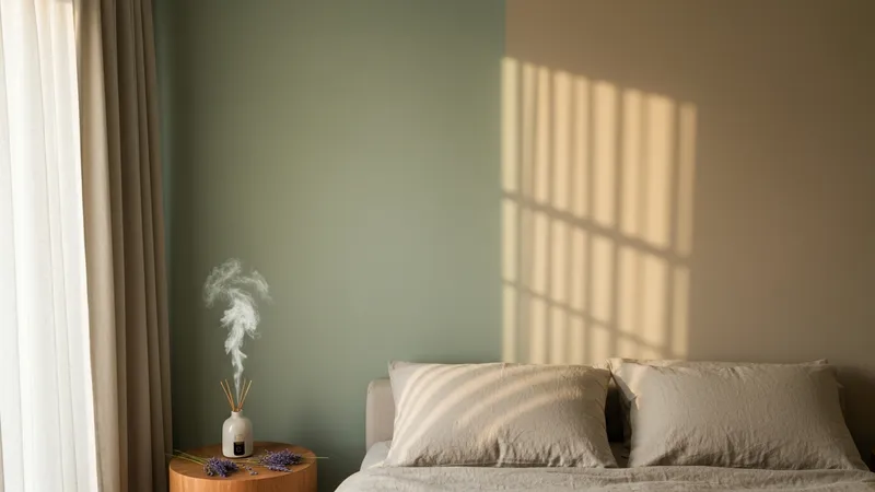 Réduction du stress : murs apaisants et relaxants